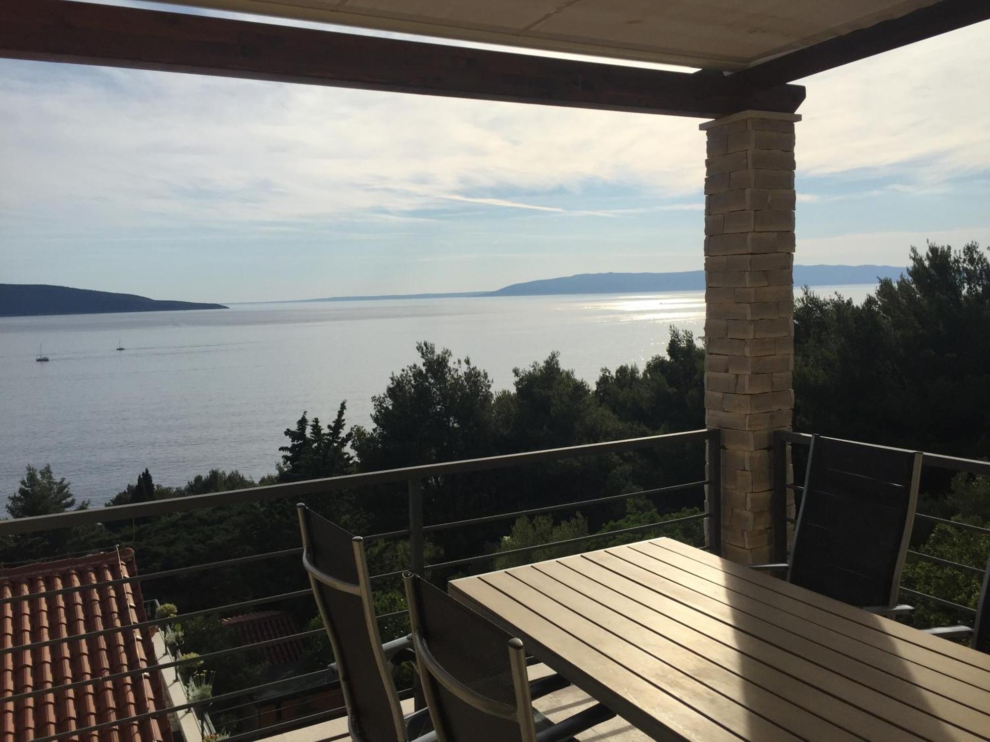 Gavza Sky View Apartment Cres Buitenkant foto