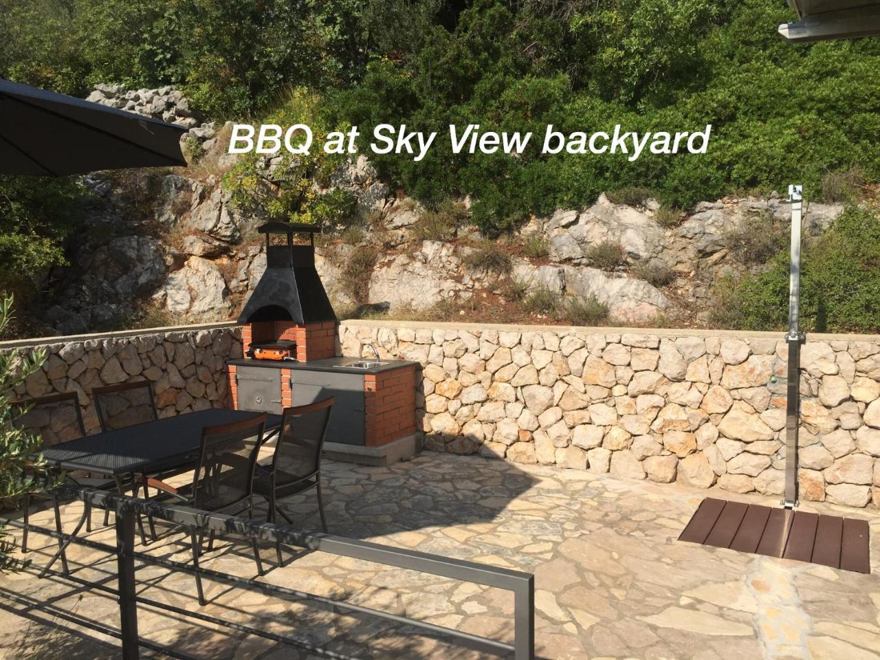 Gavza Sky View Apartment Cres Buitenkant foto